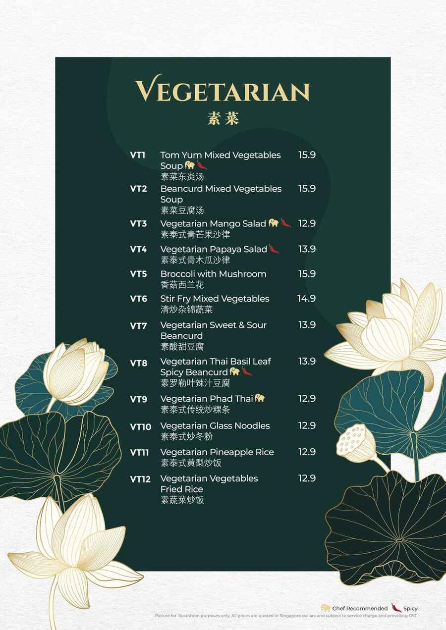 Buffet Menu Page 8