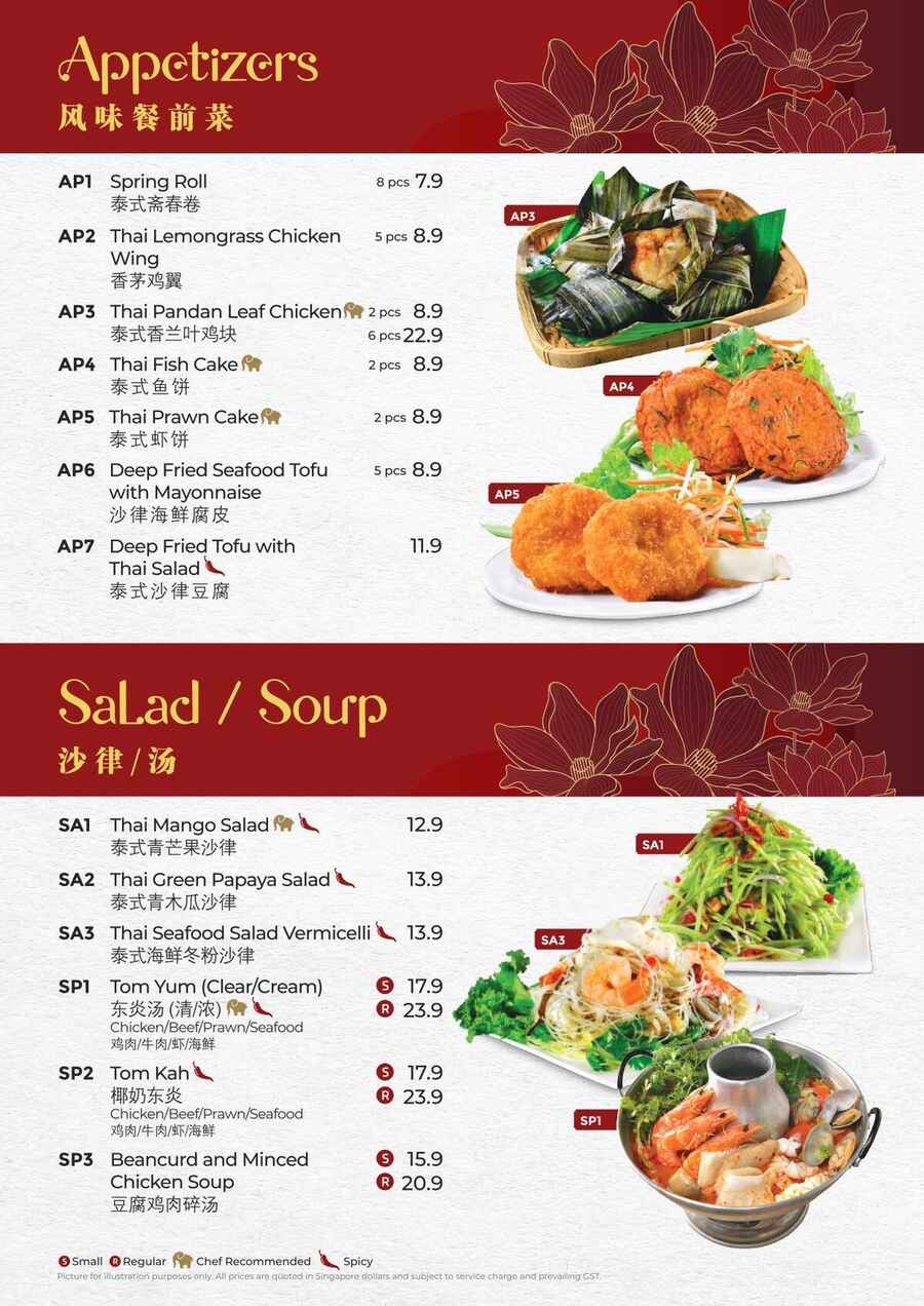 Central Thai Menu Page 4