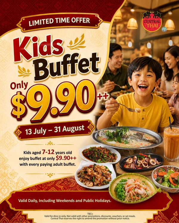 Kids Buffet Promotion — Only $9.90++
